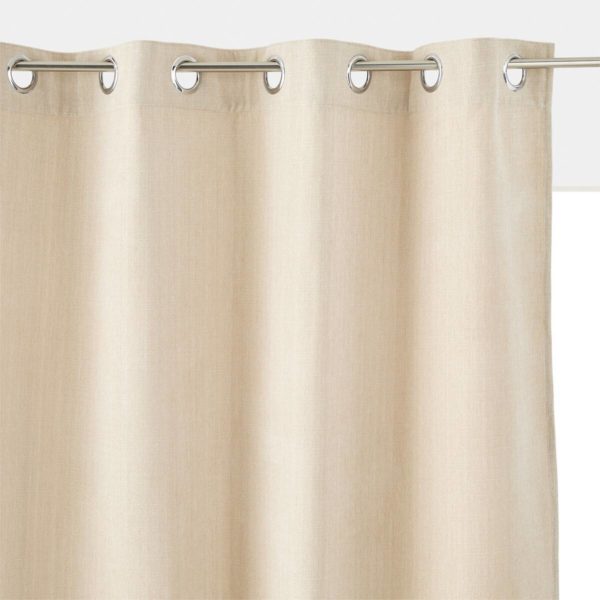 Штора уличная на Люверсах (В-220*Ш-145) Бежевая, (ткань Оксфорд 600)