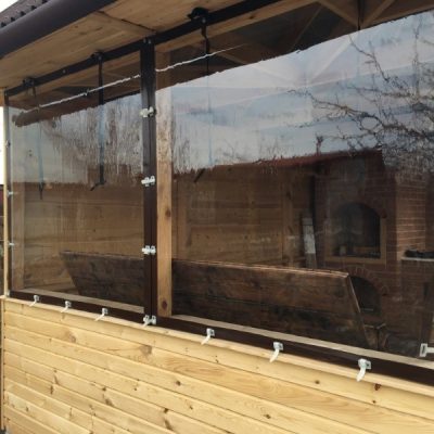 Мягкие двери для дачных построек Эконом